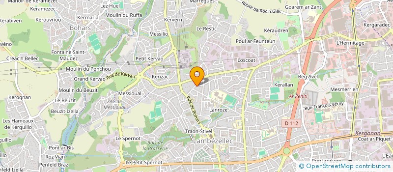 localisation de l'entreprise BREIZH KITE à BREST