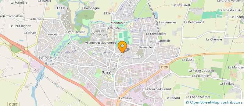localisation de l'entreprise BREIZH KLAN 35 à PACE