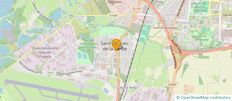 localisation de l'entreprise BREIZH LANKA  SAINT-JACQUES-DE-LA-LANDE