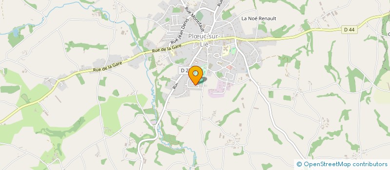 localisation de l'entreprise BREIZH LICENCE  PLUC-L'HERMITAGE