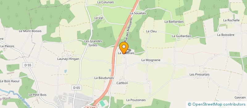 localisation de l'entreprise BREIZH LINE RESINE  RENAC