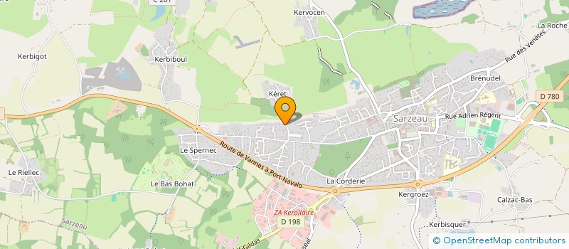 localisation de l'entreprise BREIZH LITTORAL  SURZUR