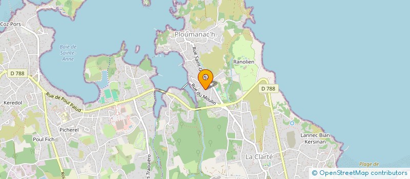 localisation de l'entreprise BREIZH LITTORAL DEVELOPPEMENT  PERROS-GUIREC