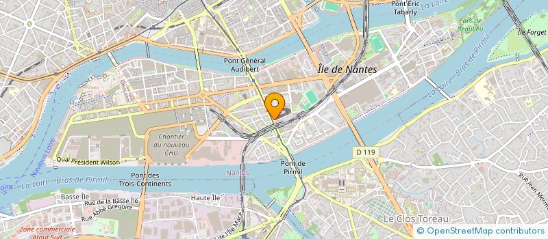 localisation de l'entreprise BREIZH LU à NANTES