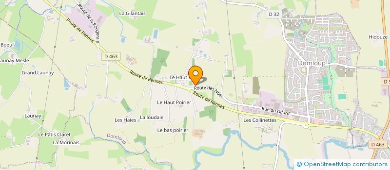 localisation de l'entreprise BREIZH MANAGEMENT à CHATEAUGIRON