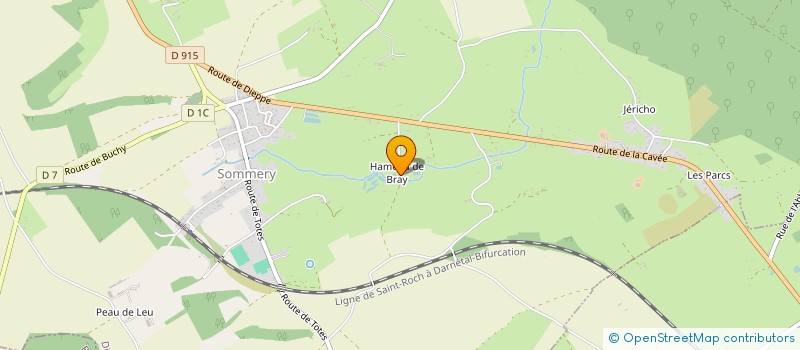 localisation de l'entreprise BREIZH'MANDIE HUMANITAIRE  SOMMERY