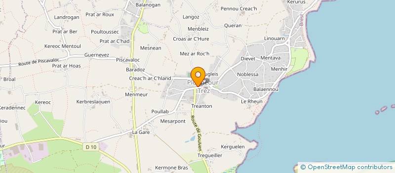 localisation de l'entreprise BREIZH MARKET à PLOUNEOUR-BRIGNOGAN-PLAGES