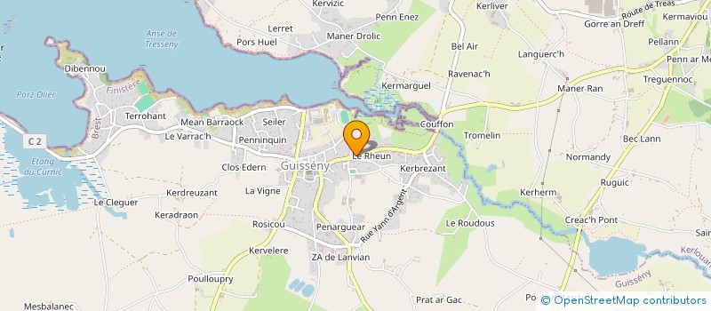 localisation de l'entreprise BREIZH MBA SERVICE 24 24  GUISSENY