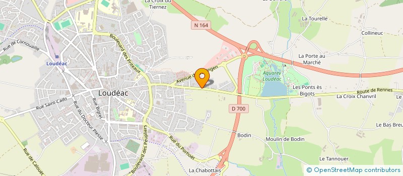 localisation de l'entreprise BREIZH MECA NEGOCE à LOUDEAC