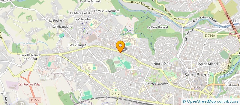 localisation de l'entreprise BREIZH-MOTOR à SAINT-BRIEUC