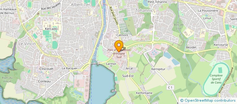 localisation de l'entreprise BREIZH MR2S à VANNES