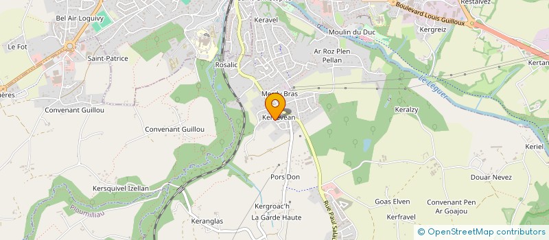 localisation de l'entreprise BREIZH MULTISERVICES DE VILLELONGUE  PLOUBEZRE