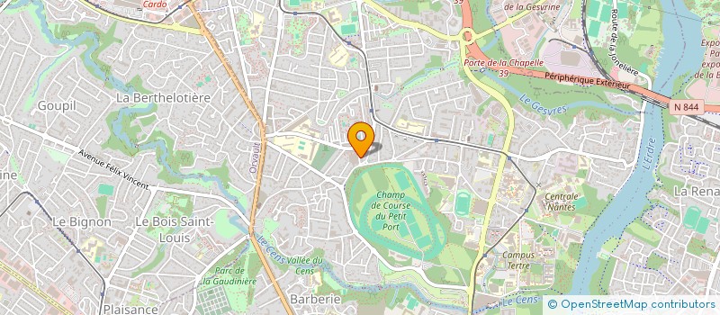 localisation de l'entreprise BREIZH NANTES NORD à NANTES