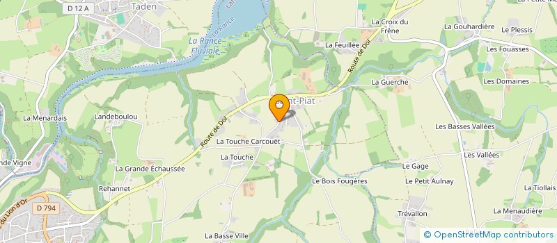 localisation de l'entreprise BREIZH'NIMAUX & CIE  LANVALLAY