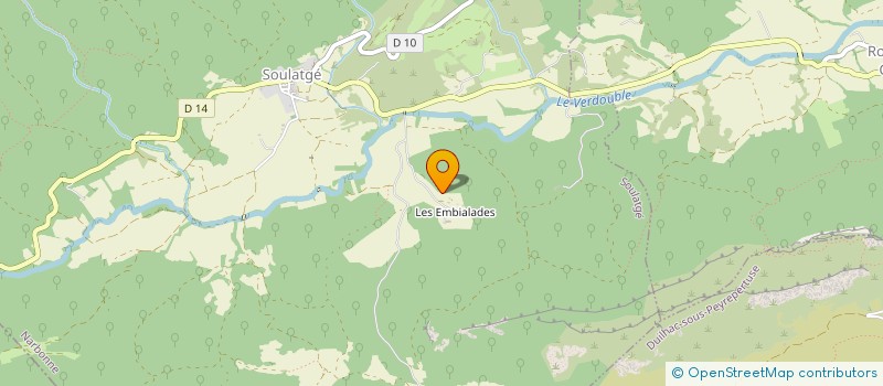 localisation de l'entreprise BREIZH'OC  SOULATGE