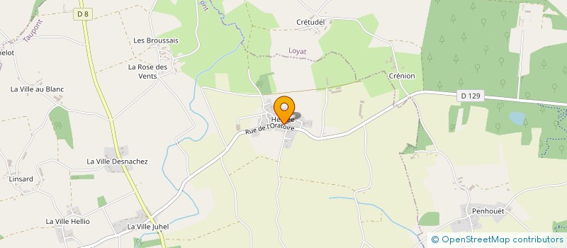 localisation de l'entreprise BREIZH OEUFS à TAUPONT