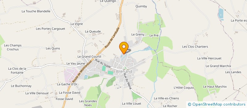 localisation de l'entreprise BREIZH OPC à BREHAND