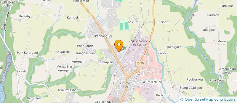 localisation de l'entreprise BREIZH PANAME  CONCARNEAU