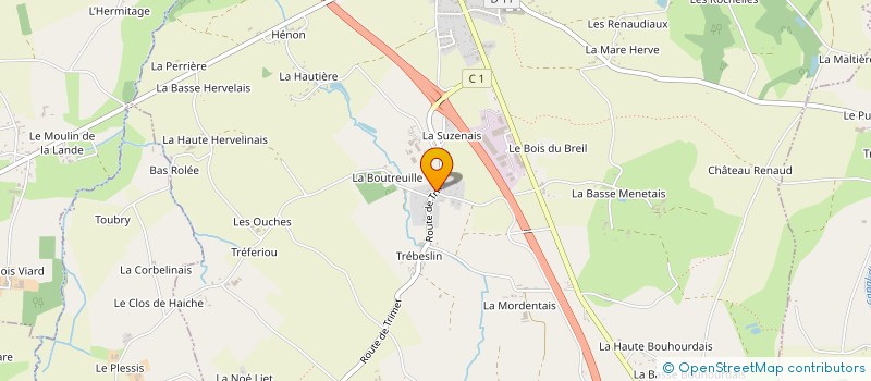 localisation de l'entreprise BREIZH PARKOUR  SAINT-DOMINEUC