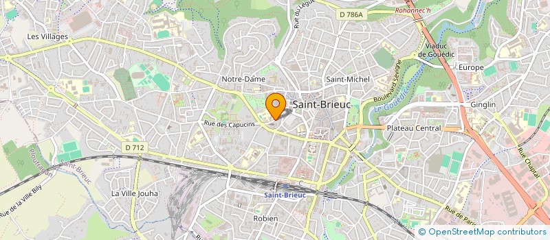 localisation de l'entreprise BREIZH PATOUNES à SAINT-BRIEUC