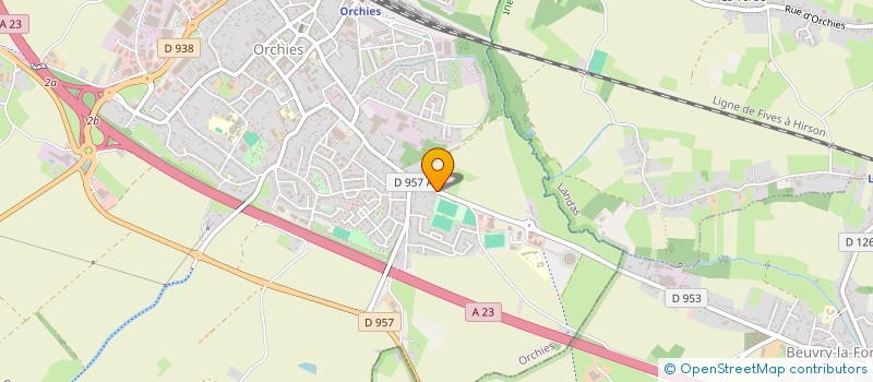 localisation de l'entreprise BREIZH PEVELE à ORCHIES