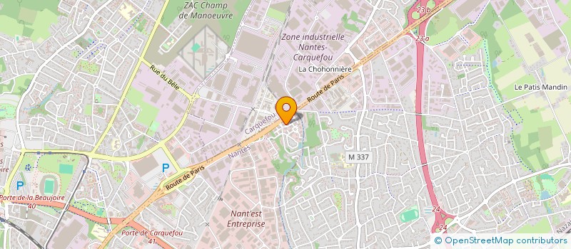 localisation de l'entreprise BREIZH PHONING à NANTES