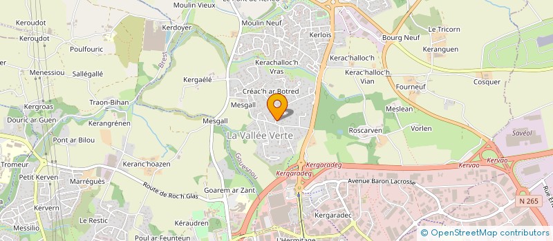 localisation de l'entreprise BREIZH PONCAGE à GOUESNOU