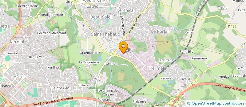 localisation de l'entreprise BREIZH POP à SAINT-AVE