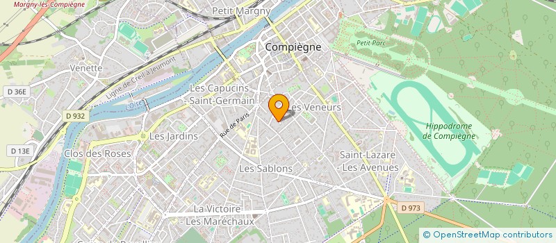 localisation de l'entreprise BREIZH PRIM' à SACY-LE-GRAND