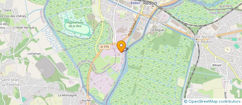 localisation de l'entreprise BREIZH PRO FORMATIONS  REDON