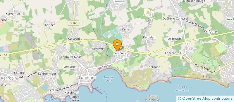 localisation de l'entreprise BREIZH-PROMO-EQUITATION à PLOEMEUR