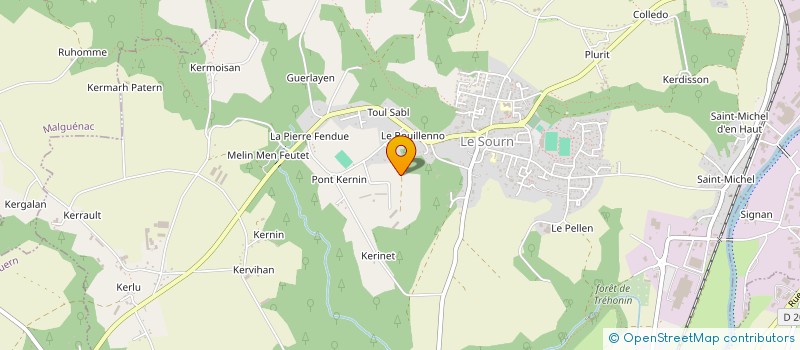 localisation de l'entreprise BREIZH PROMOTION  LE SOURN