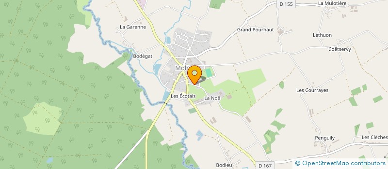 localisation de l'entreprise BREIZH PROPULSION  MOHON