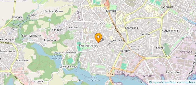 localisation de l'entreprise BREIZH RANCH  LORIENT