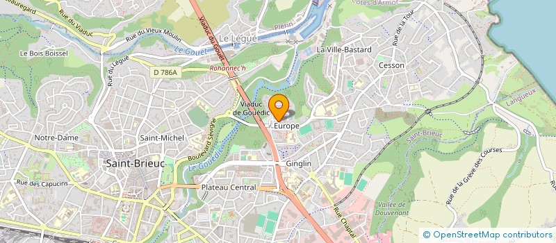 localisation de l'entreprise BREIZH RAVALEMENT à SAINT-BRIEUC