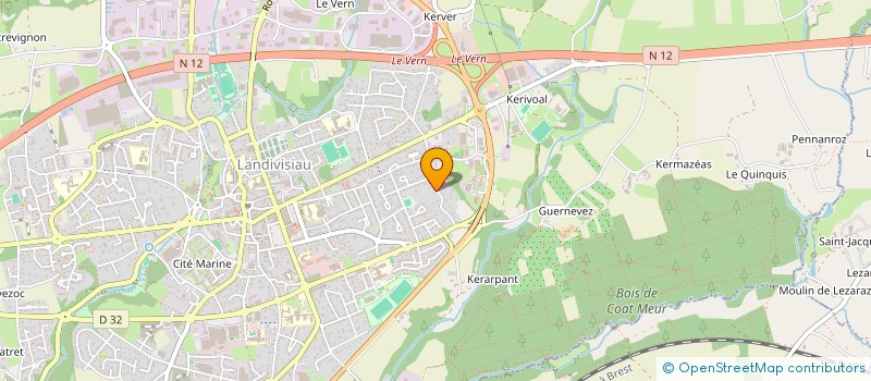 localisation de l'entreprise BREIZH RENOV ELEVAGE à LANDIVISIAU