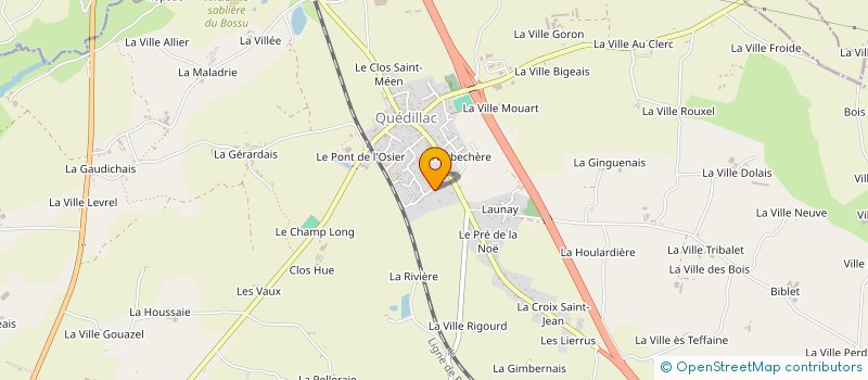 localisation de l'entreprise BREIZH RESINE à QUEDILLAC
