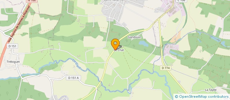 localisation de l'entreprise BREIZH RGE  SAINT-MARCEL