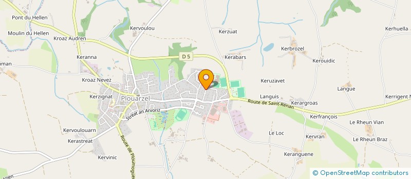 localisation de l'entreprise BREIZH RIOU  PLOUARZEL