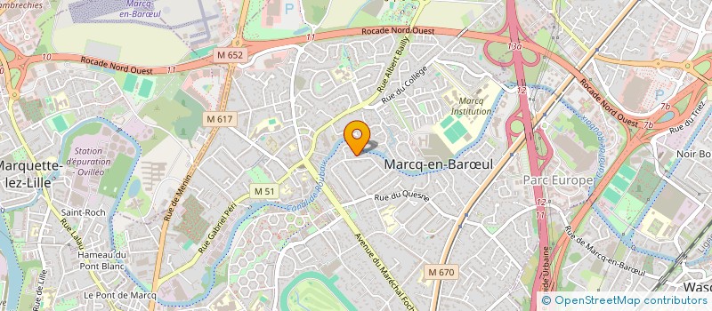 localisation de l'entreprise BREIZH RIVIERA à MARCQ-EN-BARŒUL