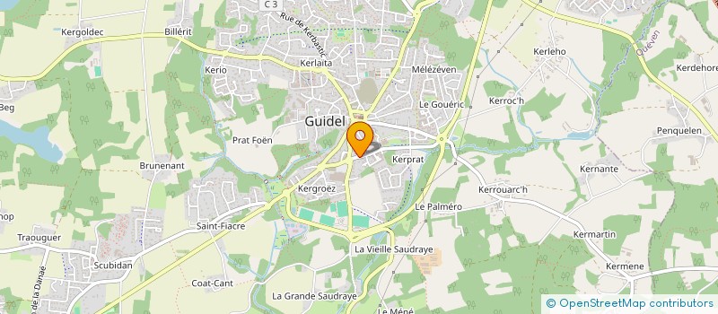 localisation de l'entreprise BREIZH RUN  GUIDEL