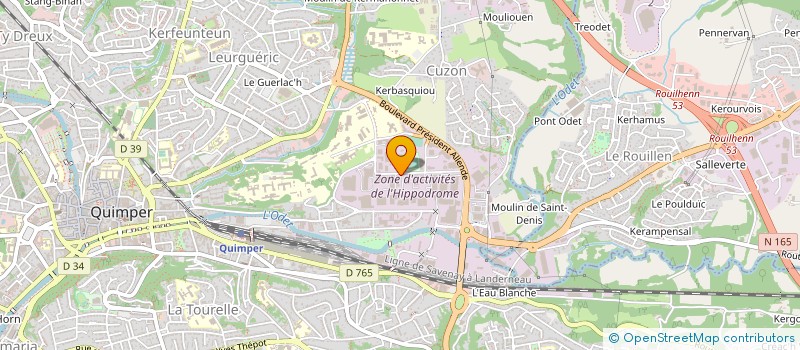 localisation de l'entreprise BREIZH SALLE DE BAIN à QUIMPER