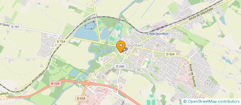 localisation de l'entreprise BREIZH SANTE  L'ISLE-JOURDAIN