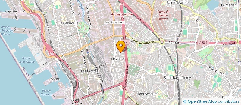 localisation de l'entreprise BREIZH SECRETARIAT PAPETERIE à MARSEILLE 14EME