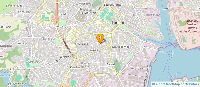 localisation de l'entreprise BREIZH SECURITE COURSES  LORIENT