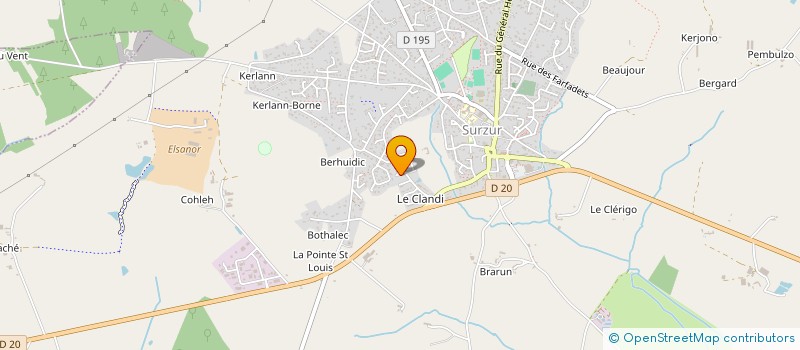 localisation de l'entreprise BREIZH SERVICES NAUTIC  SURZUR