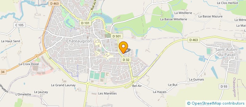 localisation de l'entreprise BREIZH SESSIONS  CHATEAUGIRON