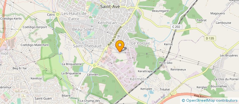 localisation de l'entreprise BREIZH SOCCER  PLESCOP