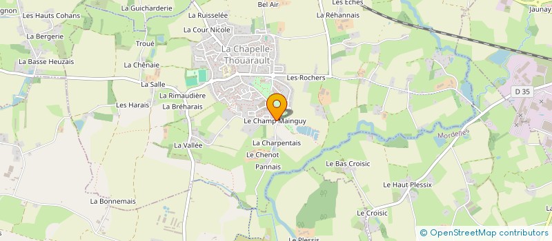 localisation de l'entreprise BREIZH SOLDERING SERVICES  LA CHAPELLE-THOUARAULT