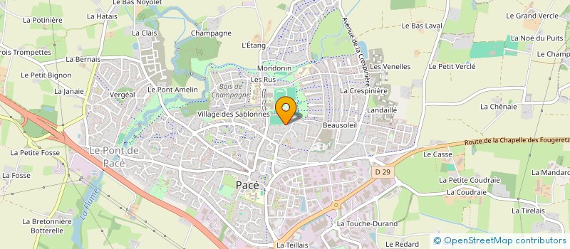 localisation de l'entreprise BREIZH SPORTS CONSULTING à PACE